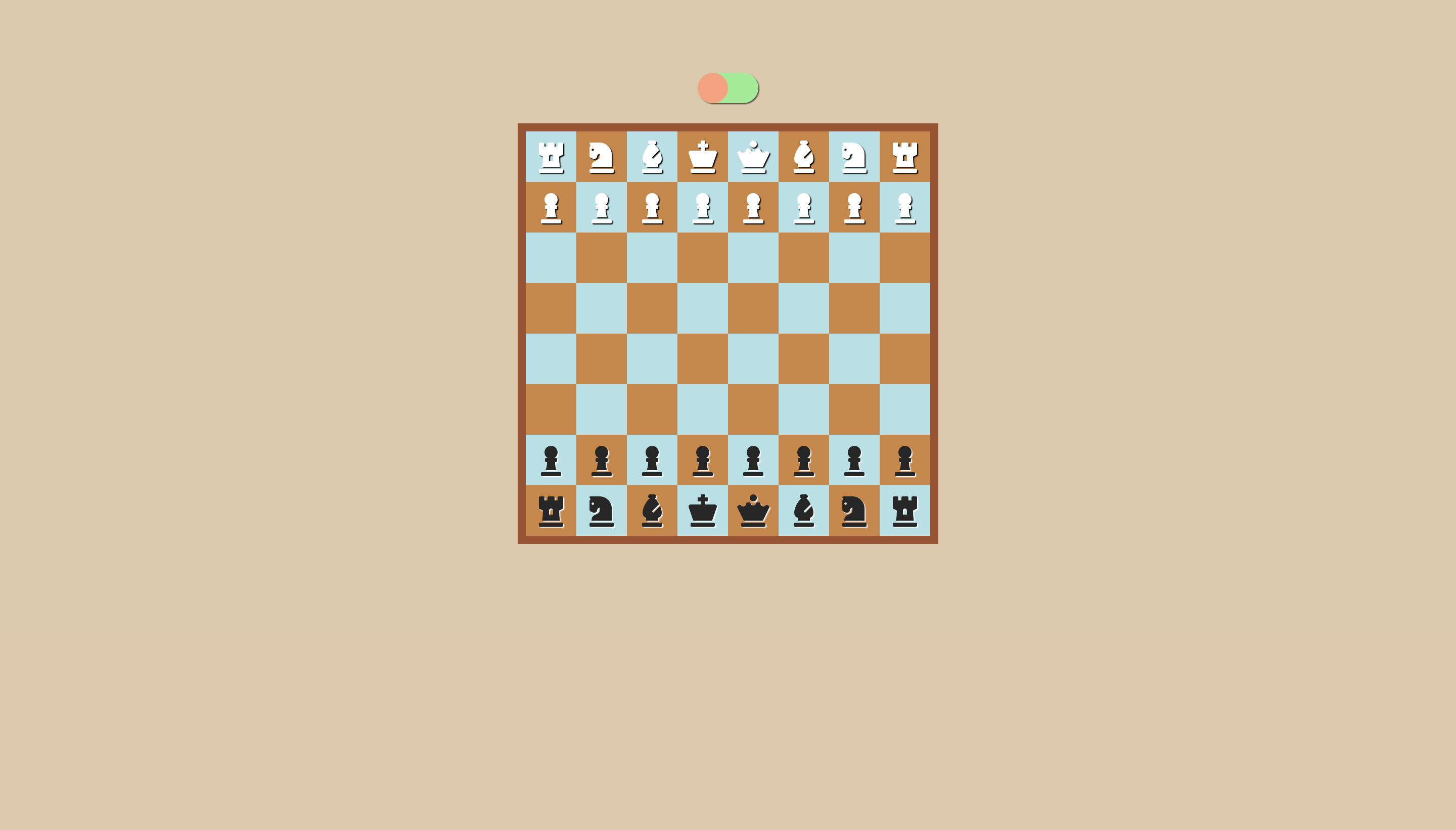 chessboard web page
